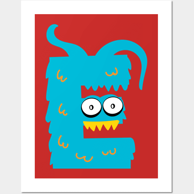 monster E Wall Art by salimax